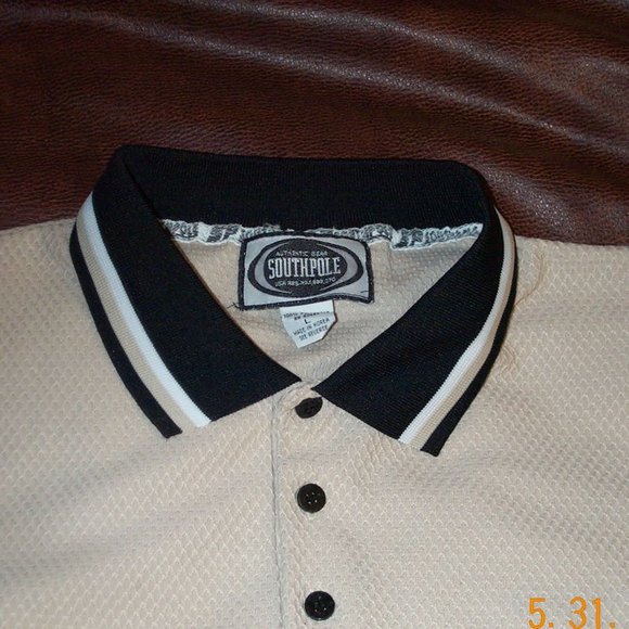 South Pole Textured Jersey Polo - Picture 3 of 8